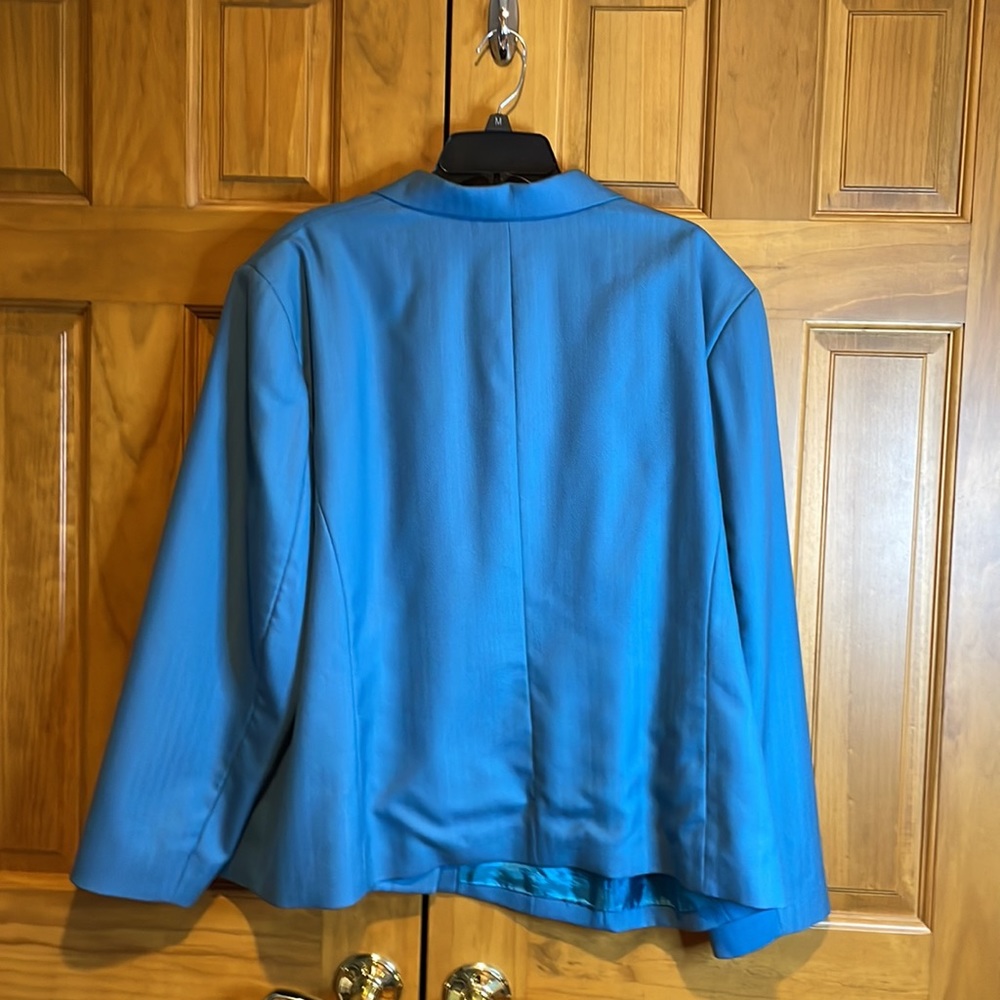 Pendleton 100% Virgin Wool 22w Plus Size Blue Sui… - image 5